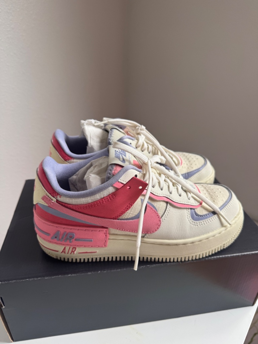 Nike Air Force 1 Shadow "Coconut Milk" sneakers Sz 6,5 with box - Picture 12 of 16